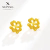 Wholesale Women's Light Luxury Style Alloy Electroplated Imitation Gold Color Simple Earrings