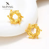 Wholesale Women's Light Luxury Style Alloy Electroplated Imitation Gold Color Simple Earrings