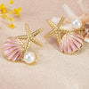 Wholesale Women's Light Luxury Style Dripping Oil Animal Stainless Steel Earrings