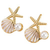 Wholesale Women's Light Luxury Style Dripping Oil Animal Stainless Steel Earrings
