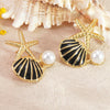 Wholesale Women's Light Luxury Style Dripping Oil Animal Stainless Steel Earrings