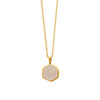 Wholesale Women's Light Luxury Style Electroplated Stainless Steel Cross Geometric Oshaped Chain Necklace