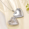 Wholesale Women's Light Luxury Style Electroplated Stainless Steel Heartshaped Photo Frame Pendant Necklace