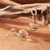 Wholesale Women's Light Luxury Style Geometric Crystal Earrings S925 Sterling Silver Set With Crystals