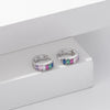 Wholesale Women's Light Luxury Style Geometric Ushaped S925 Sterling Silver Electroplated Earrings
