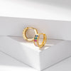 Wholesale Women's Light Luxury Style Geometric Ushaped S925 Sterling Silver Electroplated Earrings