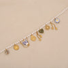 Wholesale Women's Light Luxury Style Stainless Steel Pearl Strand Necklace With Real Gold Plated Heart Shape Titanium Steel Pendant
