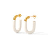 Wholesale Women's Light Luxury Style Stainless Steel Ushaped Electroplated Earrings