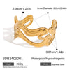 Wholesale Women's Light Luxury Titanium Steel And Stainless Steel Bracelet With Electroplating Process