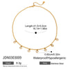 Wholesale Women's Light Luxury Titanium Steel And Stainless Steel Jewelry Necklace With Geometric Pattern And Electroplating Design
