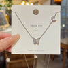 Wholesale Women's Light Luxury Titanium Steel Frosted Insectshaped Pendant Collar Chain Jewelry