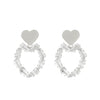 Wholesale Women's Long Tassel Earrings Copper With Diamond Butterfly And Heart Shape Design