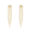 Wholesale Women's Long Tassel Earrings Copper With Diamond Butterfly And Heart Shape Design