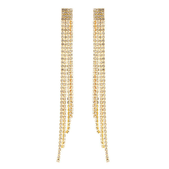 Wholesale Women's Long Tassel Earrings Copper With Diamond Butterfly And Heart Shape Design
