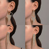Wholesale Women's Long Tassel Earrings Copper With Diamond Butterfly And Heart Shape Design