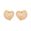 Wholesale Women's Love Earrings Stainless Steel Heart Shaped With Oil Dripping Treatment