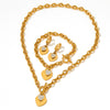 Wholesale Women's Love Heart Stainless Steel Bracelet With Vacuum Plating And Diamond Simple Style