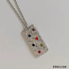 Wholesale Women's Love Water Drops Bell Round Geometric 316 Stainless Steel Pendant Necklace Earrings Suit With Electroplating