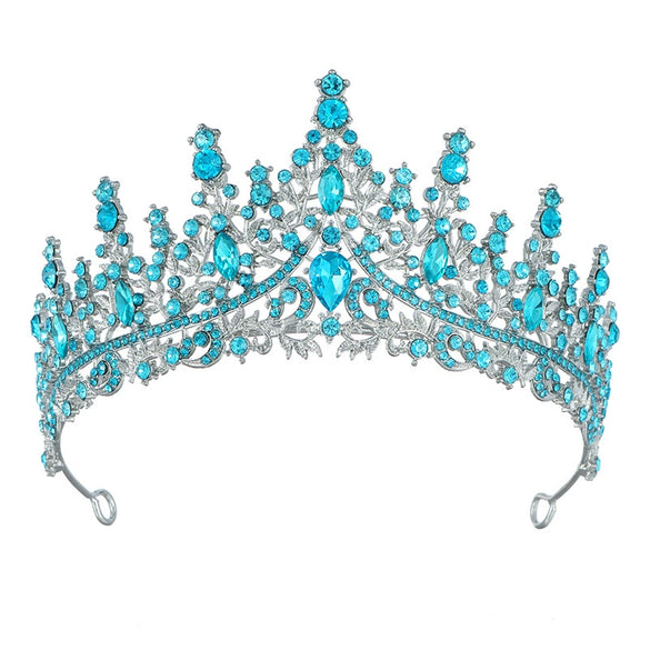 Wholesale Women's Luxury Bridal Crown Hairband Accessories Zinc Alloy Electroplating