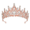 Wholesale Women's Luxury Bridal Crown Hairband Accessories Zinc Alloy Electroplating