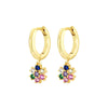 Wholesale Women's Luxury Geometric Zircon Earring Sets Copper Purely Handmade