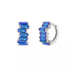 Wholesale Women's Luxury Geometric Zircon Earring Sets Copper Purely Handmade
