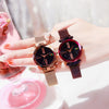 Wholesale Women's Magnet Watch Alloy Case Stainless Steel Strap Round Dial Leisure Style