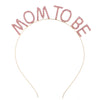 Wholesale Women's Maternity Headband Alloy Electroplated Letter Hair Accessories