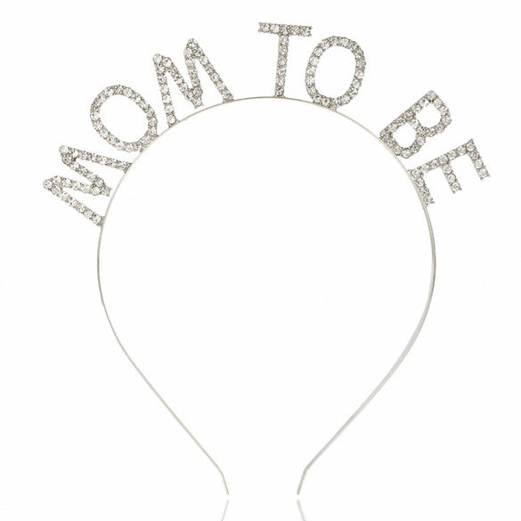 Wholesale Women's Maternity Headband Alloy Electroplated Letter Hair Accessories