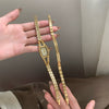 Wholesale Women's Medieval Style Quartz Watch With Metal Strap And Alloy Case And Ordinary Glass Mirror