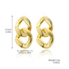 Wholesale Women's Metal And Acrylic Geometric Creative Exaggerated Electroplated Earrings
