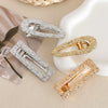 Wholesale Women's Metal Elegant Shiny Baroque Duck Clip Hairpin Set With Electroplating