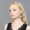 Wholesale Women's Metal Flower Earrings Minimalist Geometric Statement Design Vintageinspired Fashion Jewelry