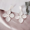 Wholesale Women's Metal Flower Earrings Minimalist Geometric Statement Design Vintageinspired Fashion Jewelry