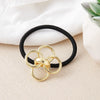 Wholesale Women's Metal Hair Accessories Simple Temperament Hair Ring And Hair Rope With Knot Craft Pure Handmade
