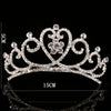 Wholesale Women's Metal Hair Accessories Wedding Crown Comb With Geometric And Plaid Patterns