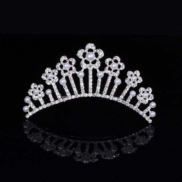 Wholesale Women's Metal Hair Accessories Wedding Crown Comb With Geometric And Plaid Patterns
