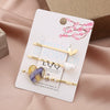 Wholesale Women's Metal Heartshaped Rhinestone Pearl Bangs Hairpin Hair Accessories Cute Style