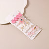 Wholesale Women's Metal Pearl Geometric Electroplated Side Clip Hairpin Set