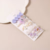 Wholesale Women's Metal Pearl Geometric Electroplated Side Clip Hairpin Set