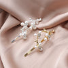 Wholesale Women's Metal Pearl Rhinestone Hairpin With Forest Tree Branch Design And Electroplating Treatment