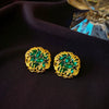 Wholesale Women's Middle Ancient Vintage Alloy Needle Earrings With Diamond Design And Geometric Drop Shape