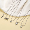 Wholesale Women's Mini Heart Shaped Pendant Clavicle Necklace Copper Titanium Steel Electroplated Niche Design