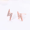 Wholesale Women's Mini Lightning Zircon Earrings Copper Animal Zodiac Style
