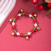 Wholesale Women's Minimalist Christmas Polymer Clay Bracelet With Snowflake And Christmas Tree Pendant