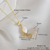 Wholesale Women's Minimalist Geometric Copper O Chain Pendant Necklace With Electroplating