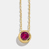 Wholesale Women's Minimalist Geometric Copper Ochain Necklace With Mixed Gemstone Inlay And Diamond Treatment