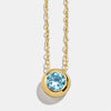 Wholesale Women's Minimalist Geometric Copper Ochain Necklace With Mixed Gemstone Inlay And Diamond Treatment