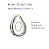 Wholesale Women's Minimalist Geometric Glass And Rice Beads Multilayer Necklace With Electroplating