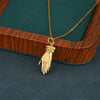 Wholesale Women's Minimalist Geometric Handshaped 18K Gold Plated Stainless Steel Pendant Necklace With Cross Chain